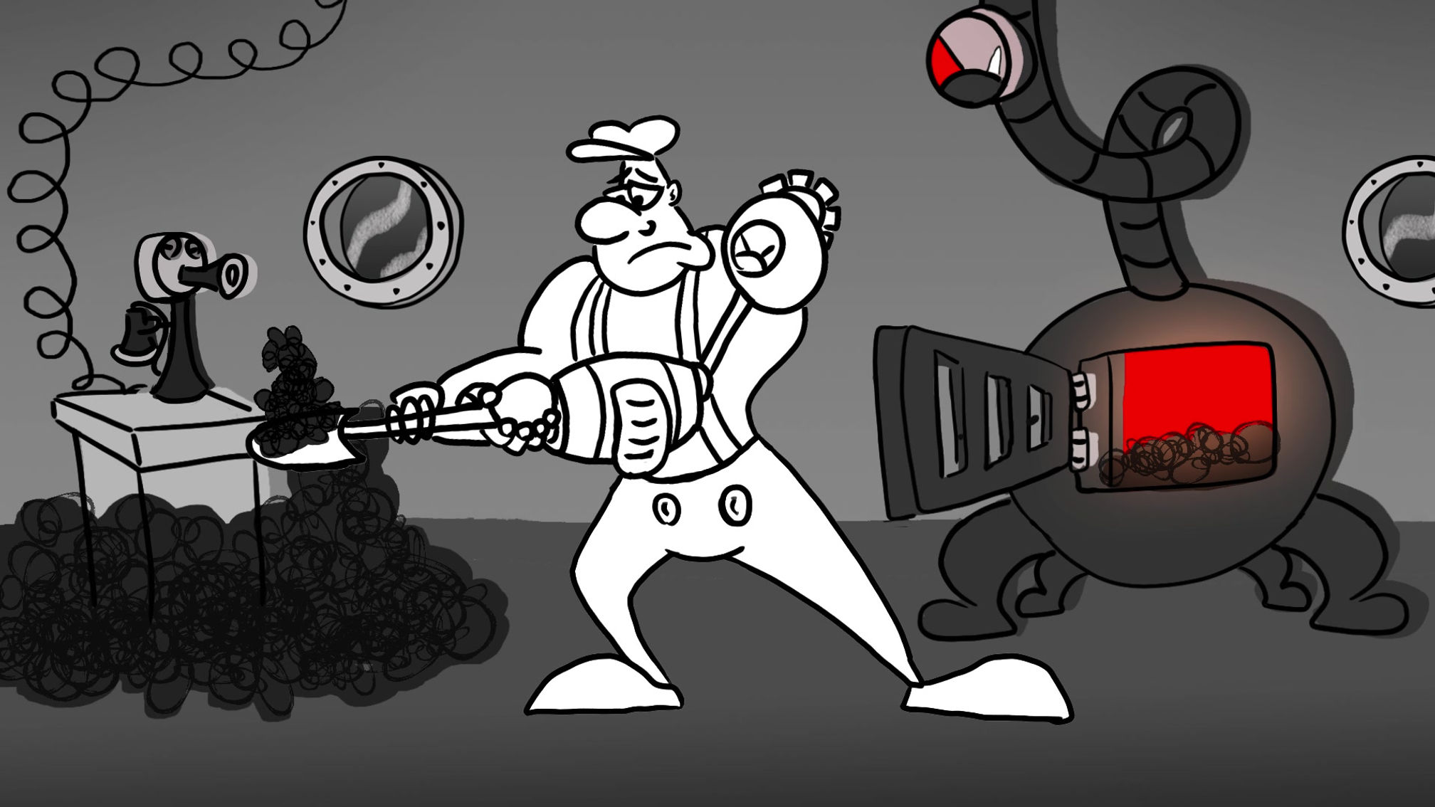 Steampunk Steamboat Animatic